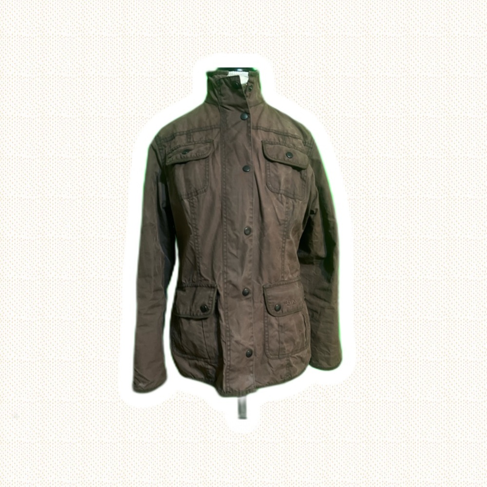 Barbour Women’s Utility Jacket – Brown – Size 8 (USA)